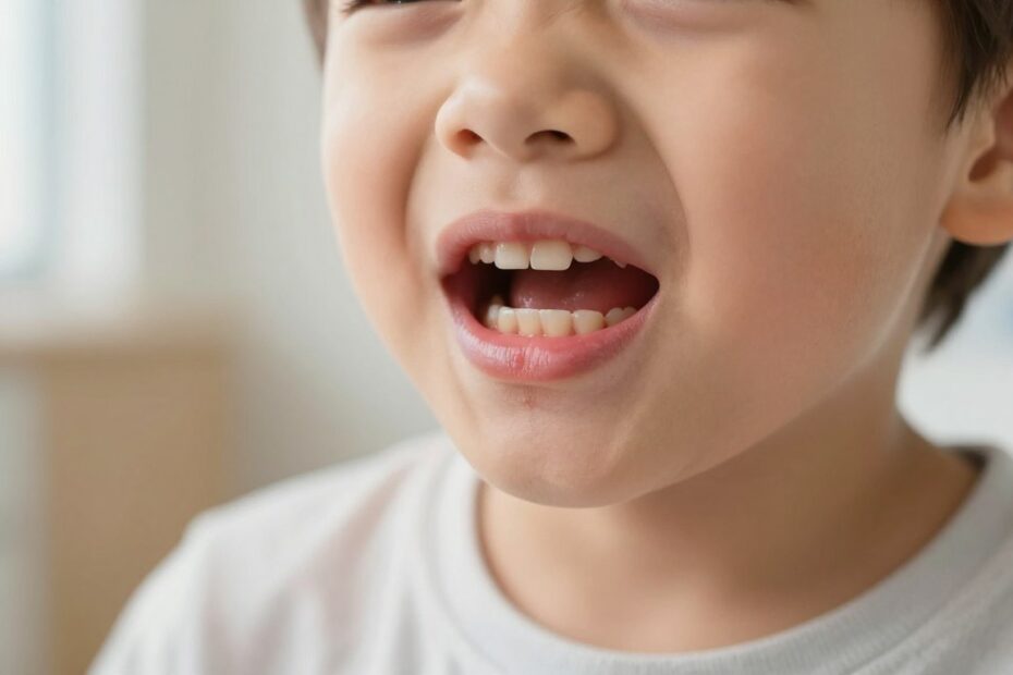 Afta na dziąśle u dziecka