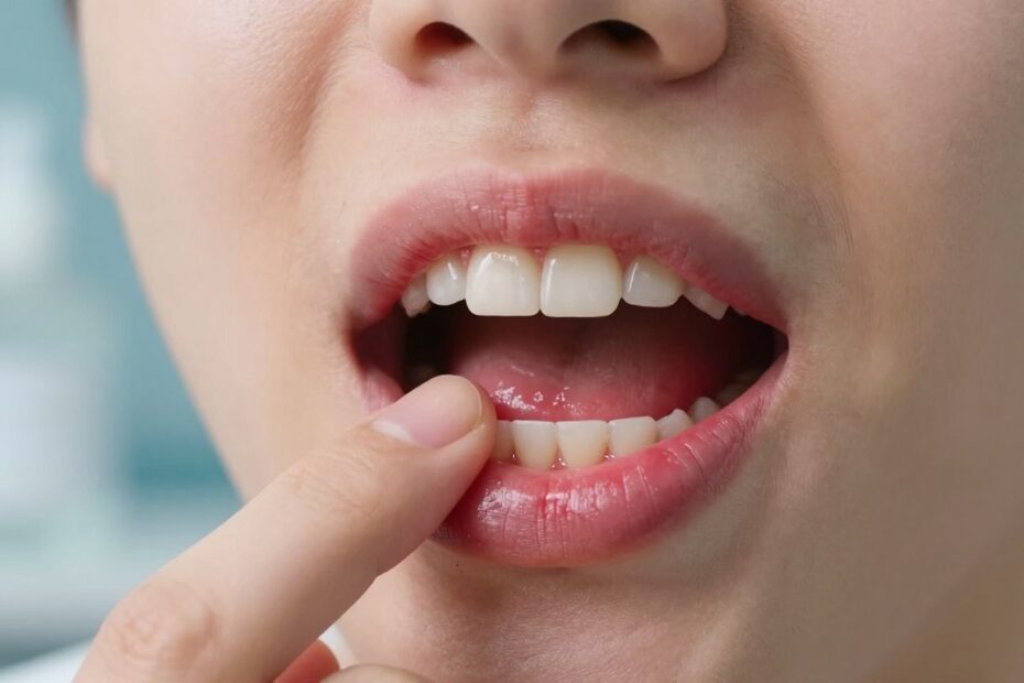 Ból dziąsła przy dotyku