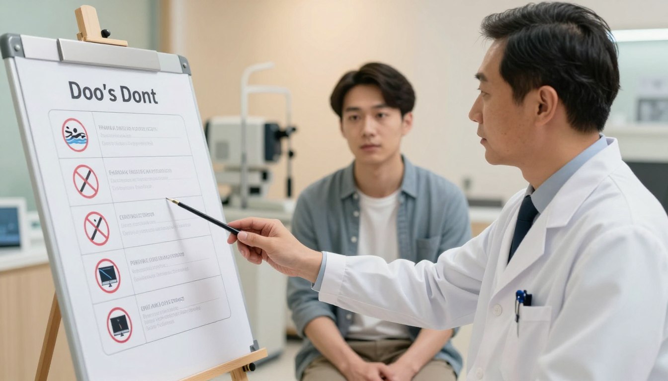 Czego nie wolno po laserowej korekcji wzroku