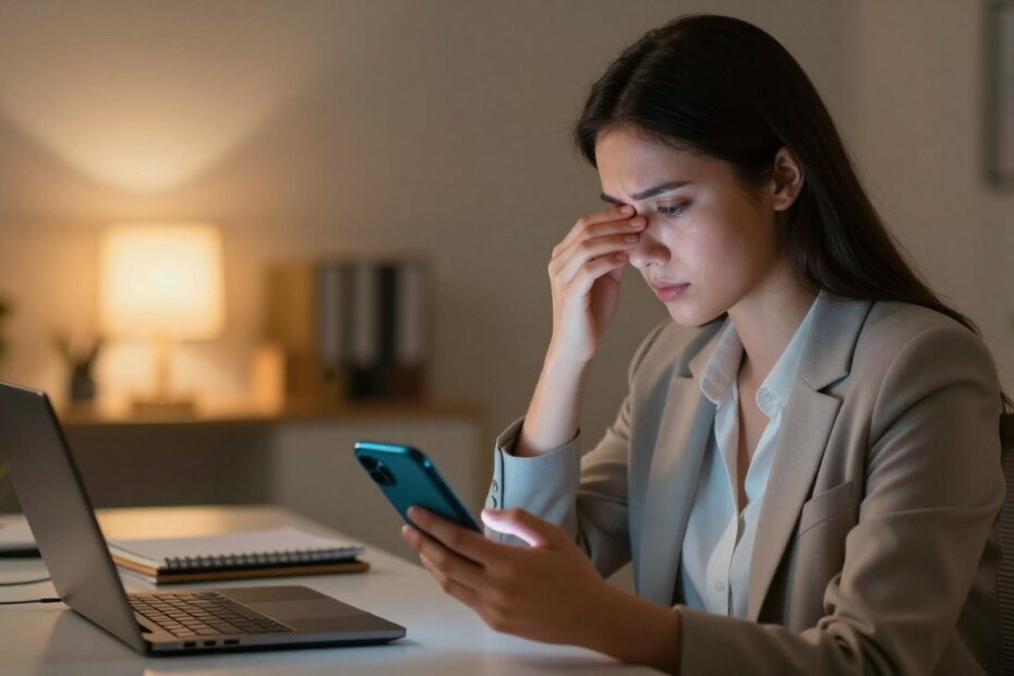 Czy telefon psuje wzrok