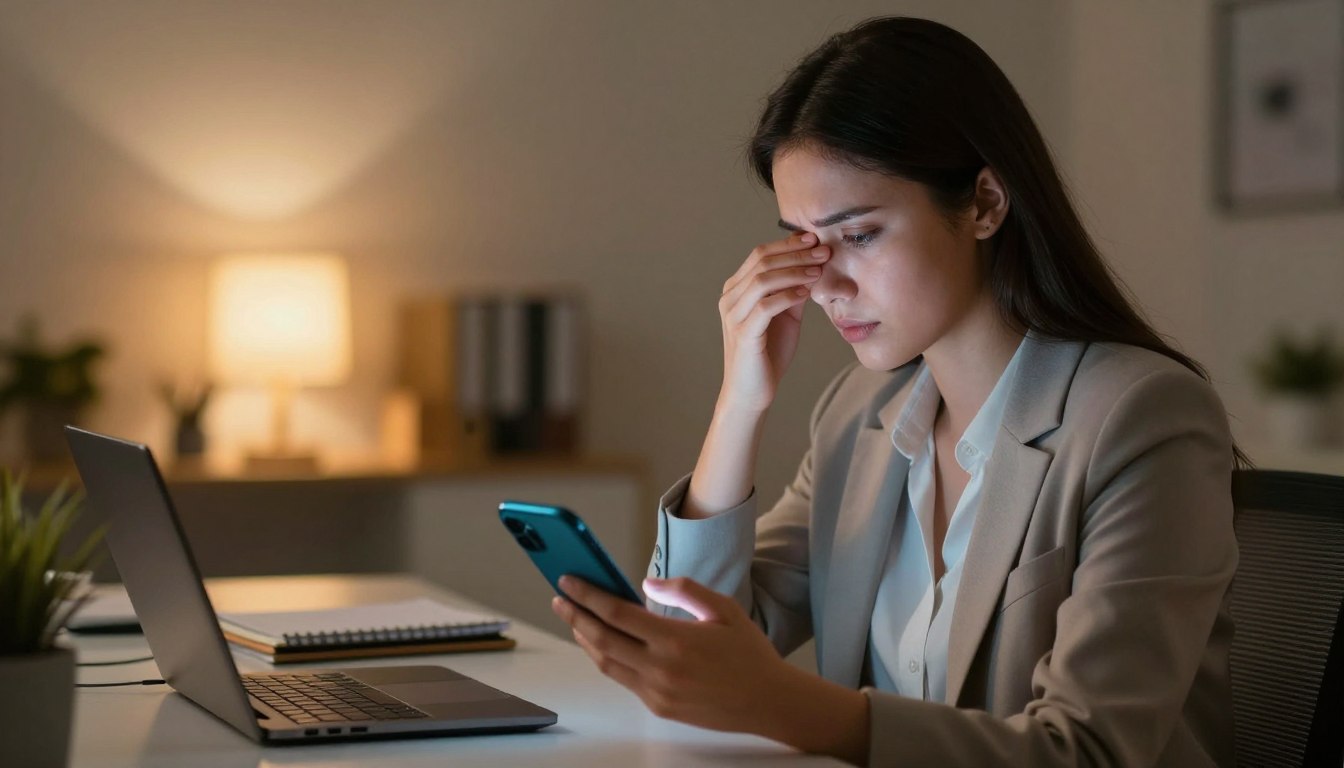 Czy telefon psuje wzrok