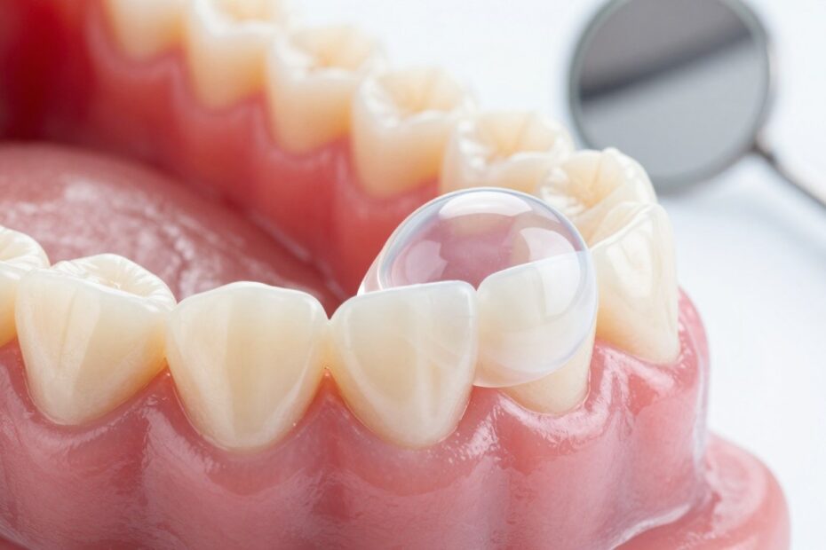 Miękki bąbel na dziąśle