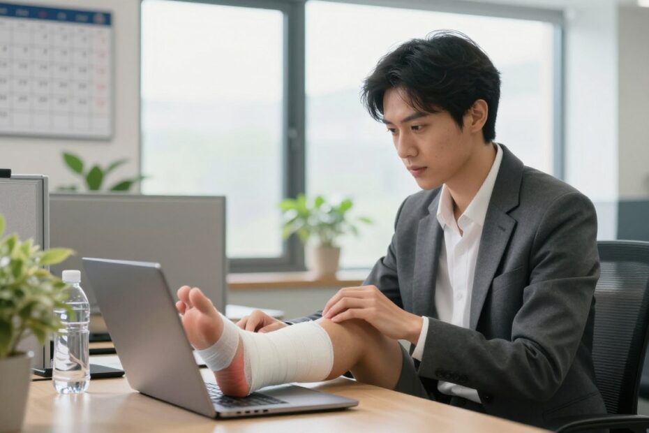 Powrót do pracy po zerwanym ścięgnie Achillesa