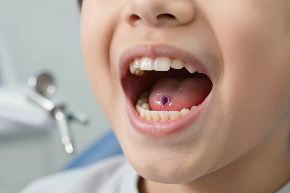 Przetoka na dziąśle u dziecka