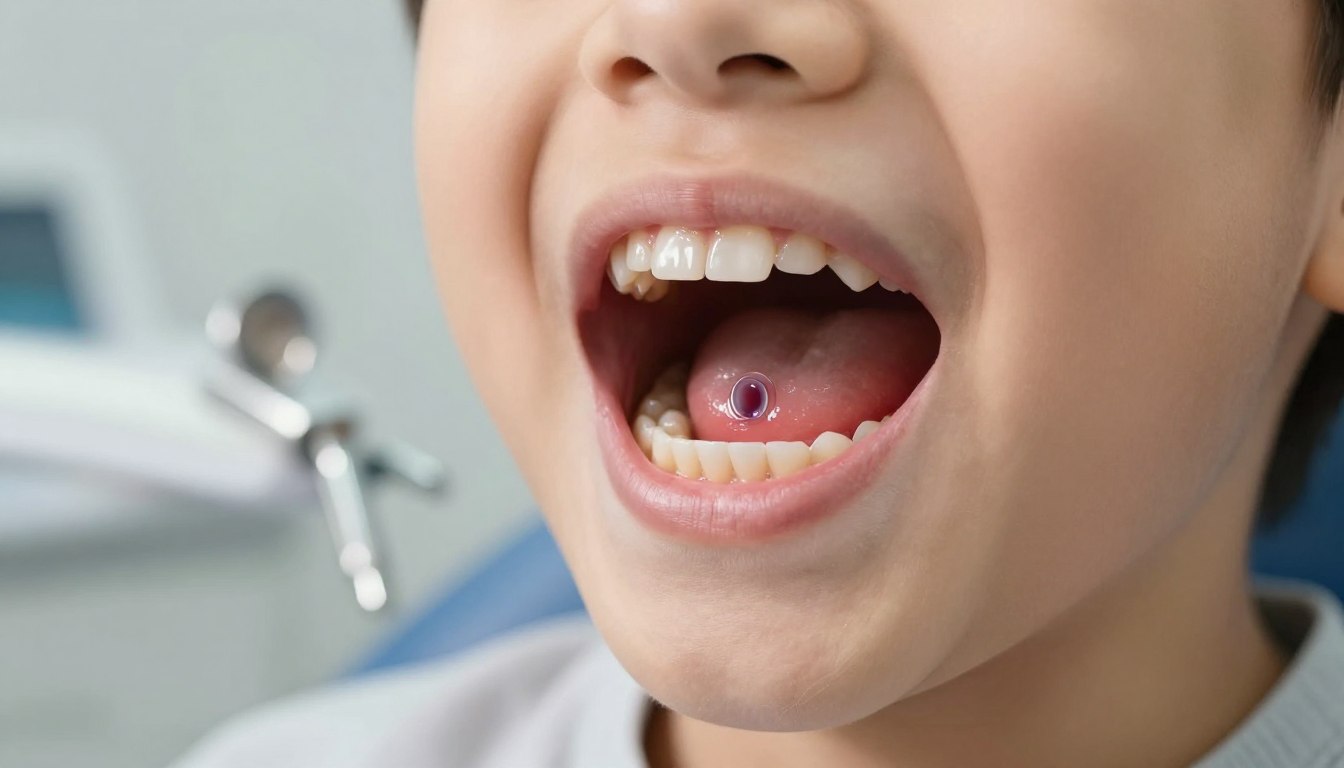 Przetoka na dziąśle u dziecka