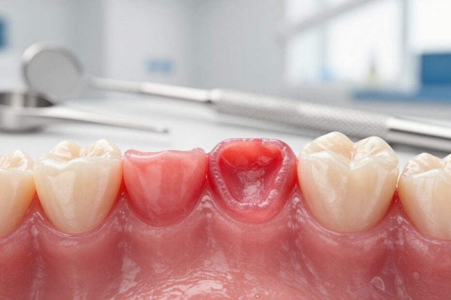 Zarastanie dziąsła po wyrwaniu zęba