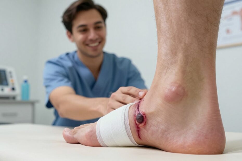 Zrosty po operacji ścięgna Achillesa