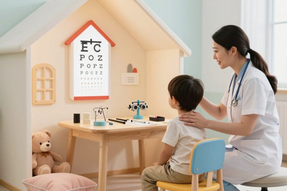 Badanie wzroku domek