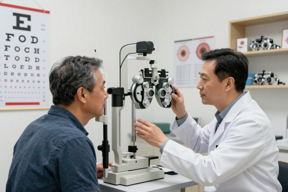 Badanie wzroku na prawo jazdy