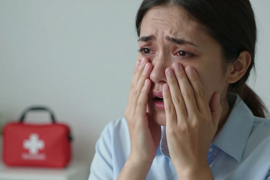 Czy gaz pieprzowy może uszkodzić wzrok