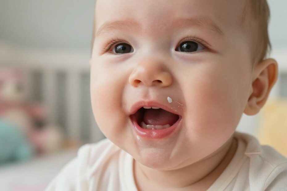 Pleśniawki na dziąsłach u niemowląt