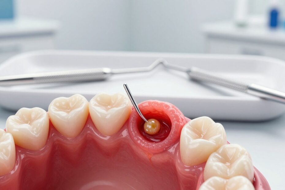 Stan zapalny dziąseł – ropa