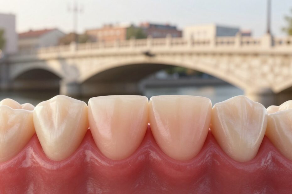 Stan zapalny dziąsła pod mostem