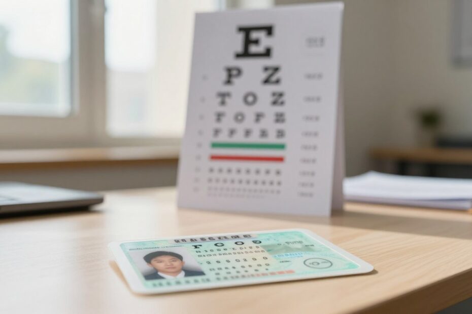 Wada wzroku a prawo jazdy