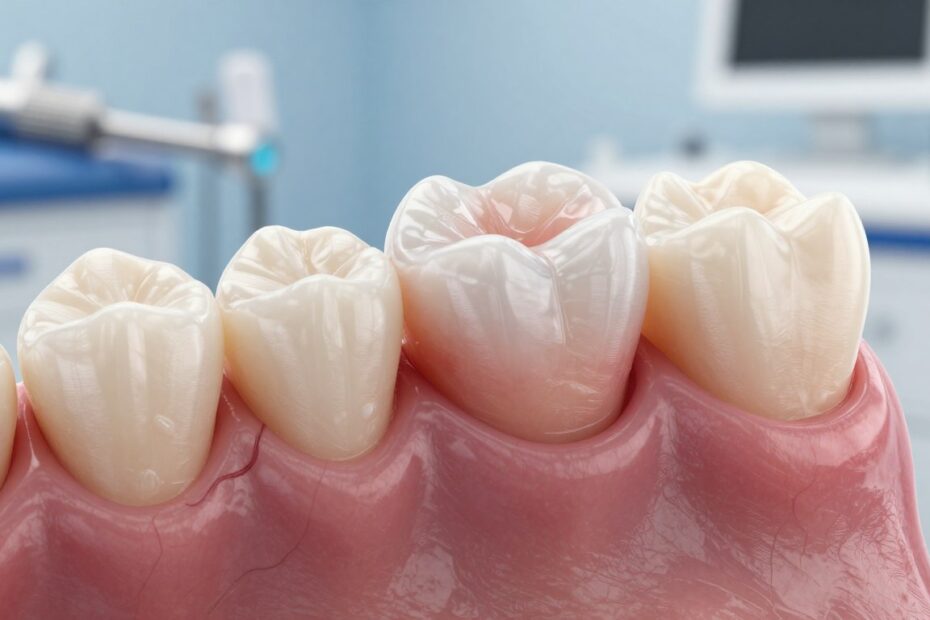 Zatrzymany ząb w dziąśle